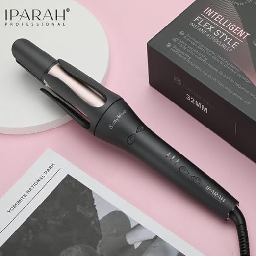IPARAH Hair Curler Negative Ion Electric Professional Automatic Rotating