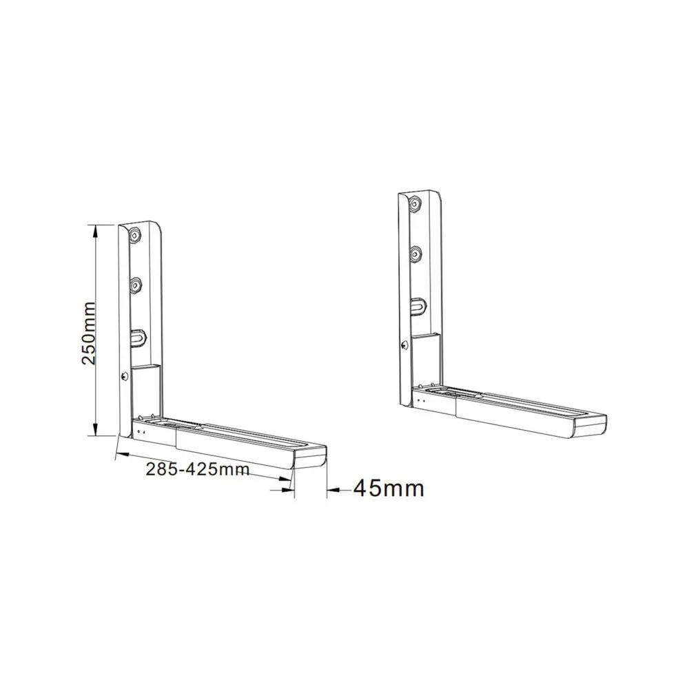 Browser Microwave Oven Bracket